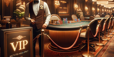 Exclusive VIP live dealer tables and tournaments